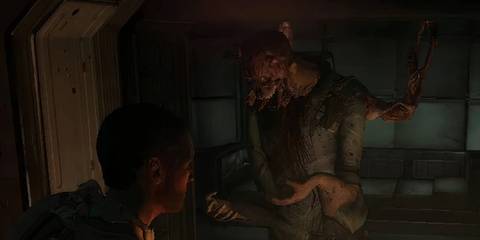 Dead Space 2 slasher attack and transformation