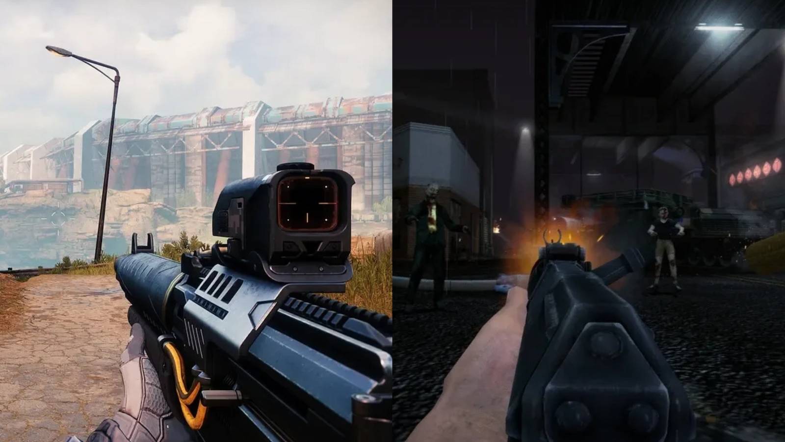 Destiny 2 on the left and No More Room In Hell on the right