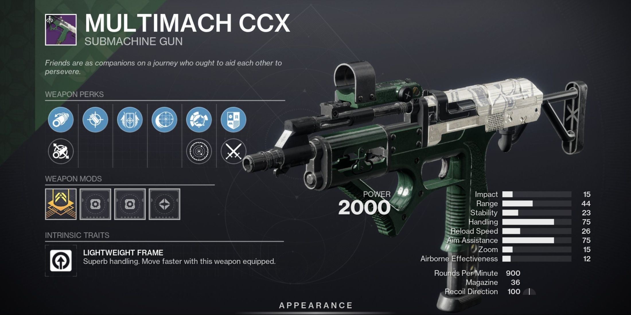 Destiny 2 Multimach CCX