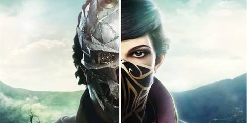 dishonored 2 key art