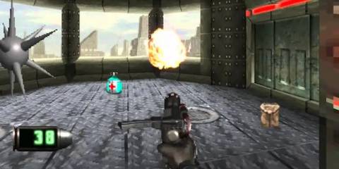 Looking at a small explosion in Disruptor.