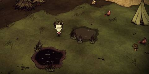 Player Next To Ponds