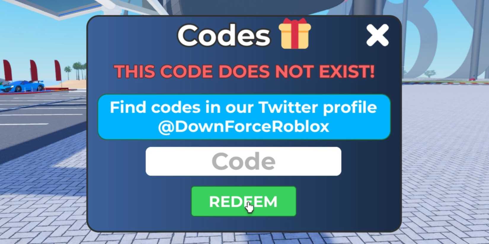 Roblox: DownForce Stunt Driving Codes