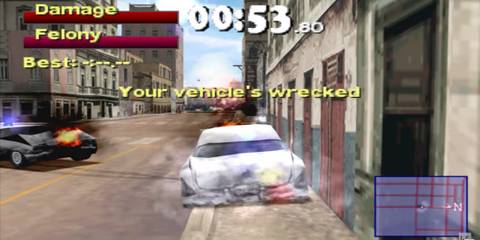 Wrecked vehicle in Driver 2