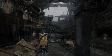 sam in an abandoned location