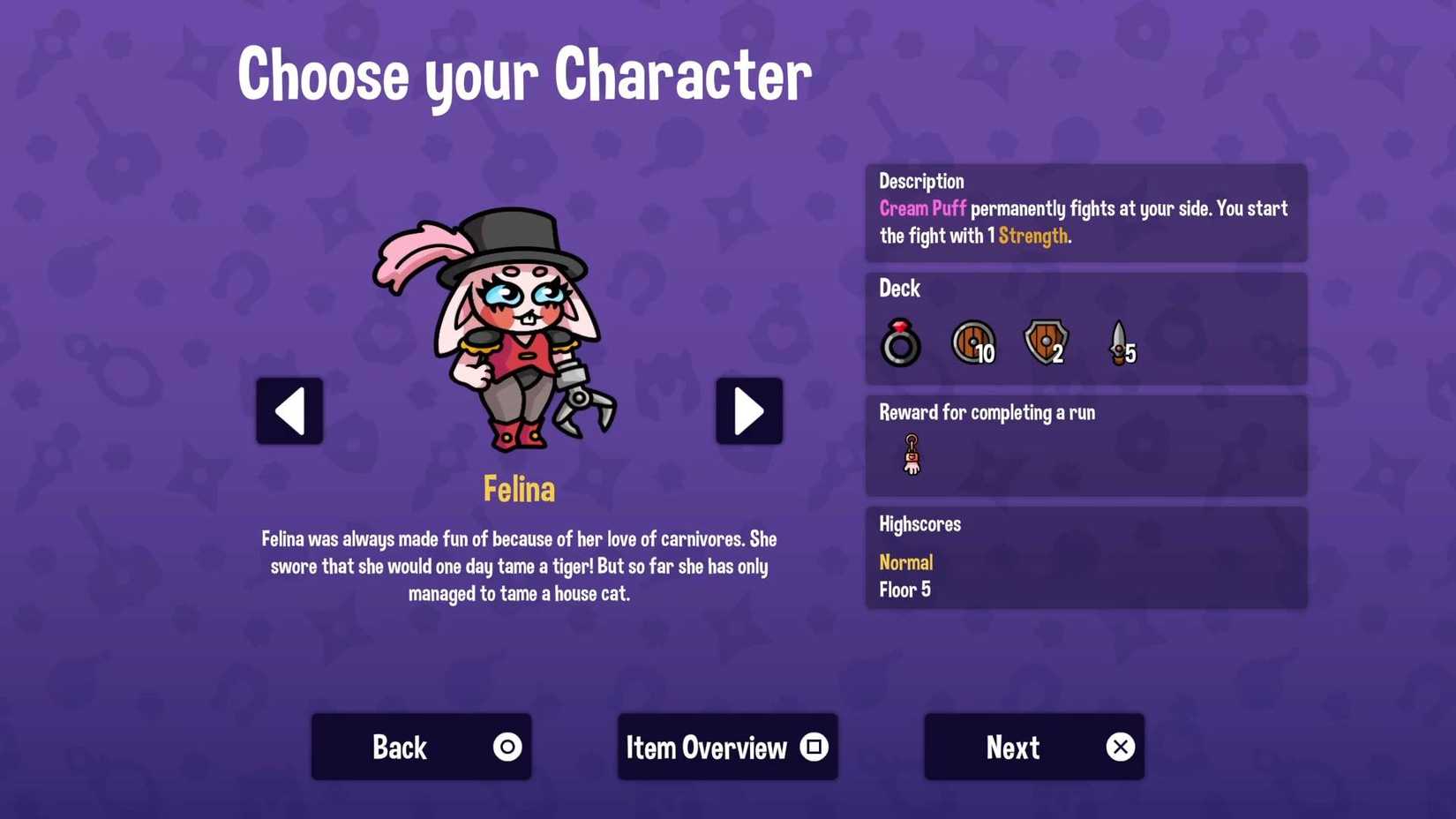 Dungeon Clawler_Character_Felina