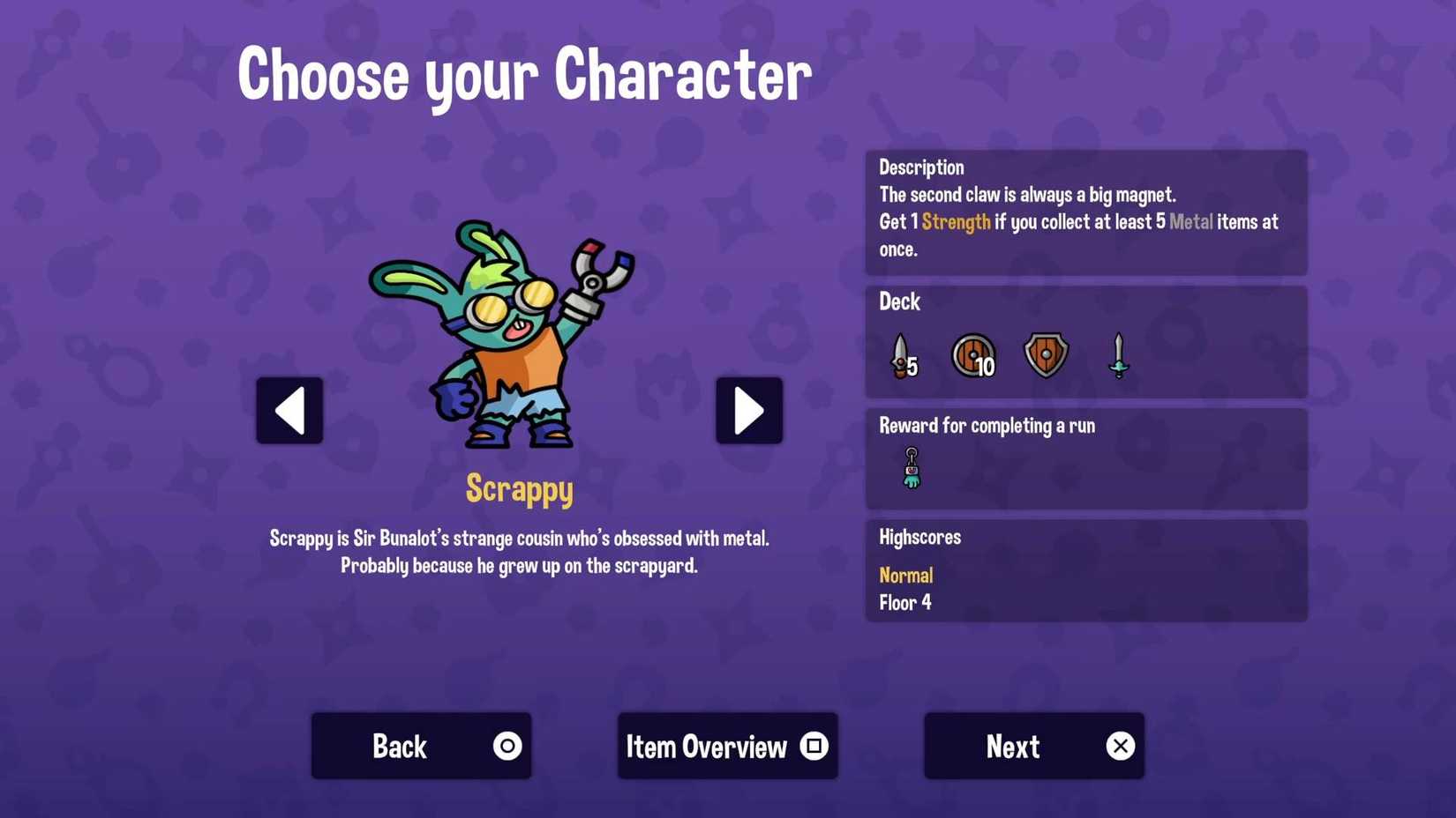 Dungeon Clawler_Character_Scrappy