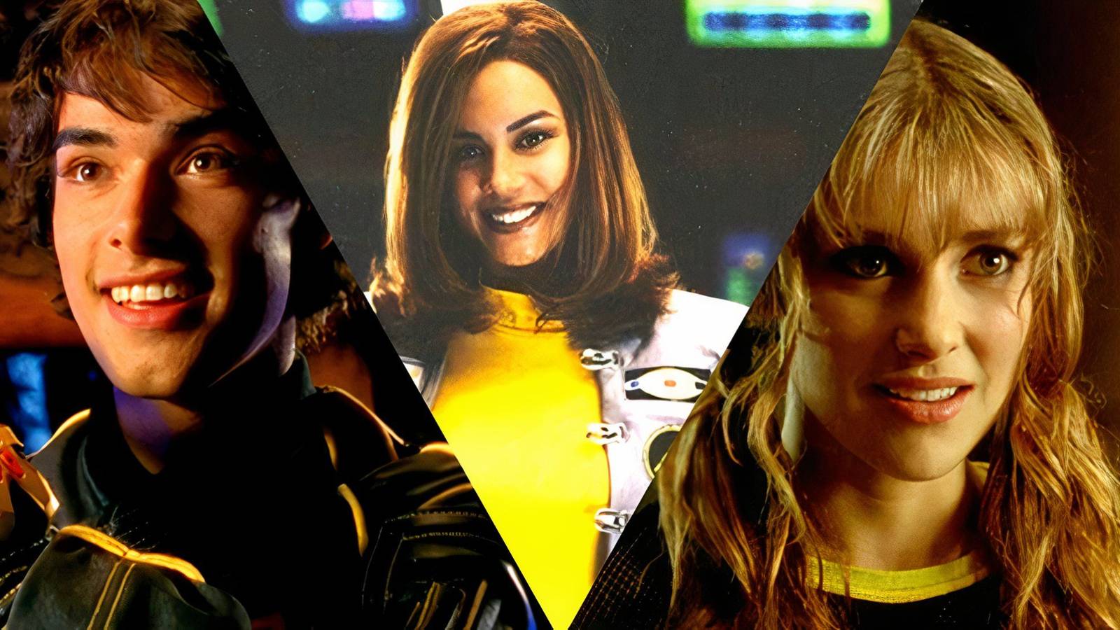 Dustin, Ashley and Kiran from the Power Rangers