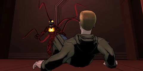 Eddie Brock encounters Carnage.