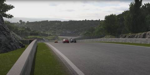 A Wide Scenery Image of the Dragon Trail Seaside Track From Gran Turismo 7