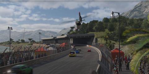 Scenery of the Dragon Trail Seaside Track From Gran Turismo 7