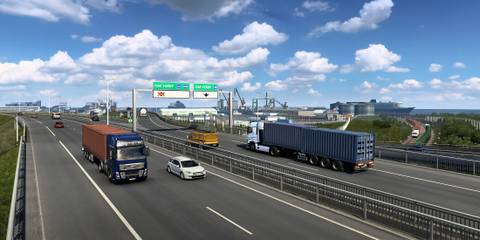 Euro Truck Simulator 2 Trucks On The Highway