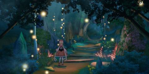 Exploring a forest in Eternal Sonata