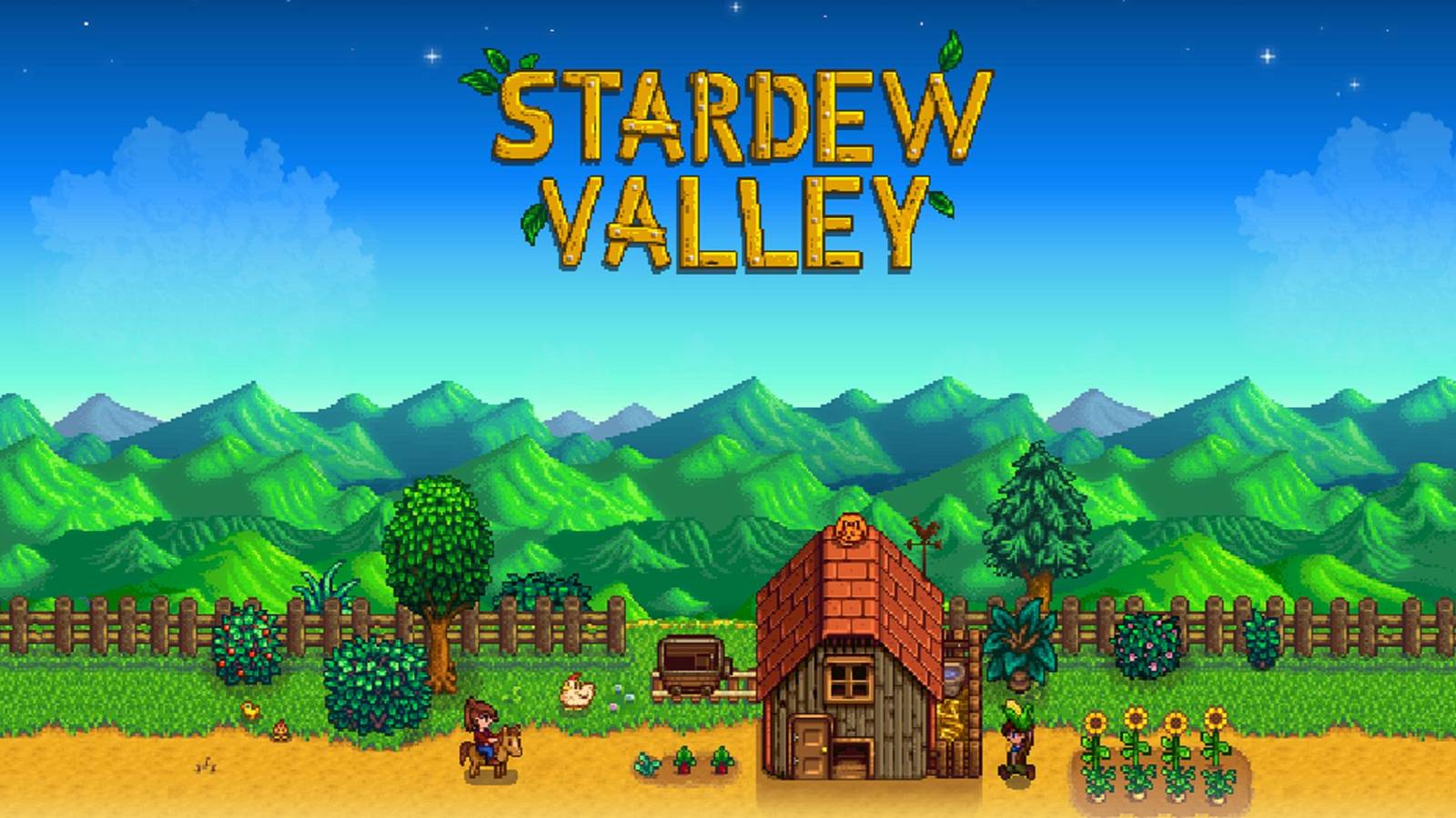 Stardew Valley fan art cross-stitch