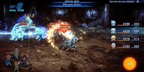 fast paced combat in Star Ocean The Second Story R