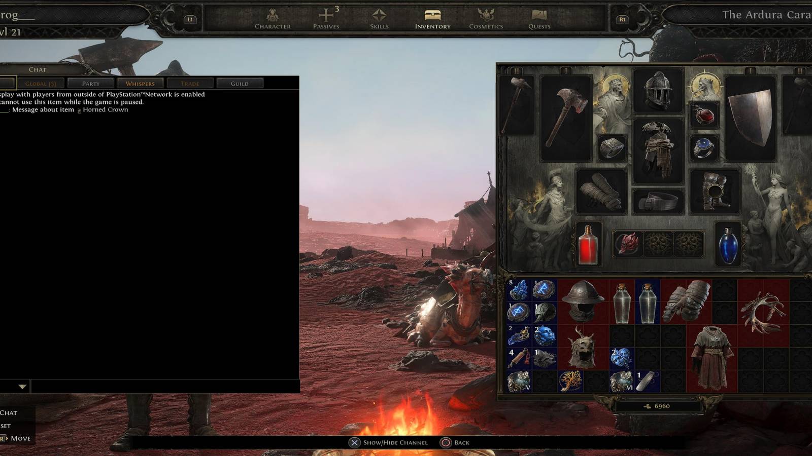The Player With A Item-Linked Message