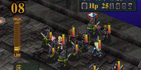 Fighting a battle in Kartia The Word Of Fate