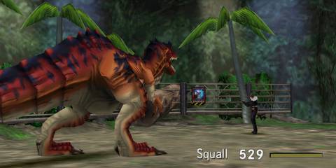 Fighting a solo battle in Final Fantasy 8