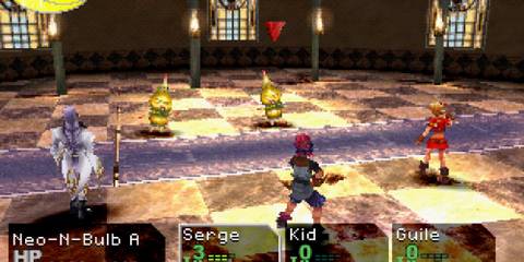 Fighting battles in Chrono Cross