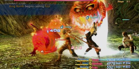 Fighting bombs in Final Fantasy 12