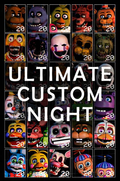 Five Nights at Freddy's_ Ultimate Custom Night Tag Page Cover Art