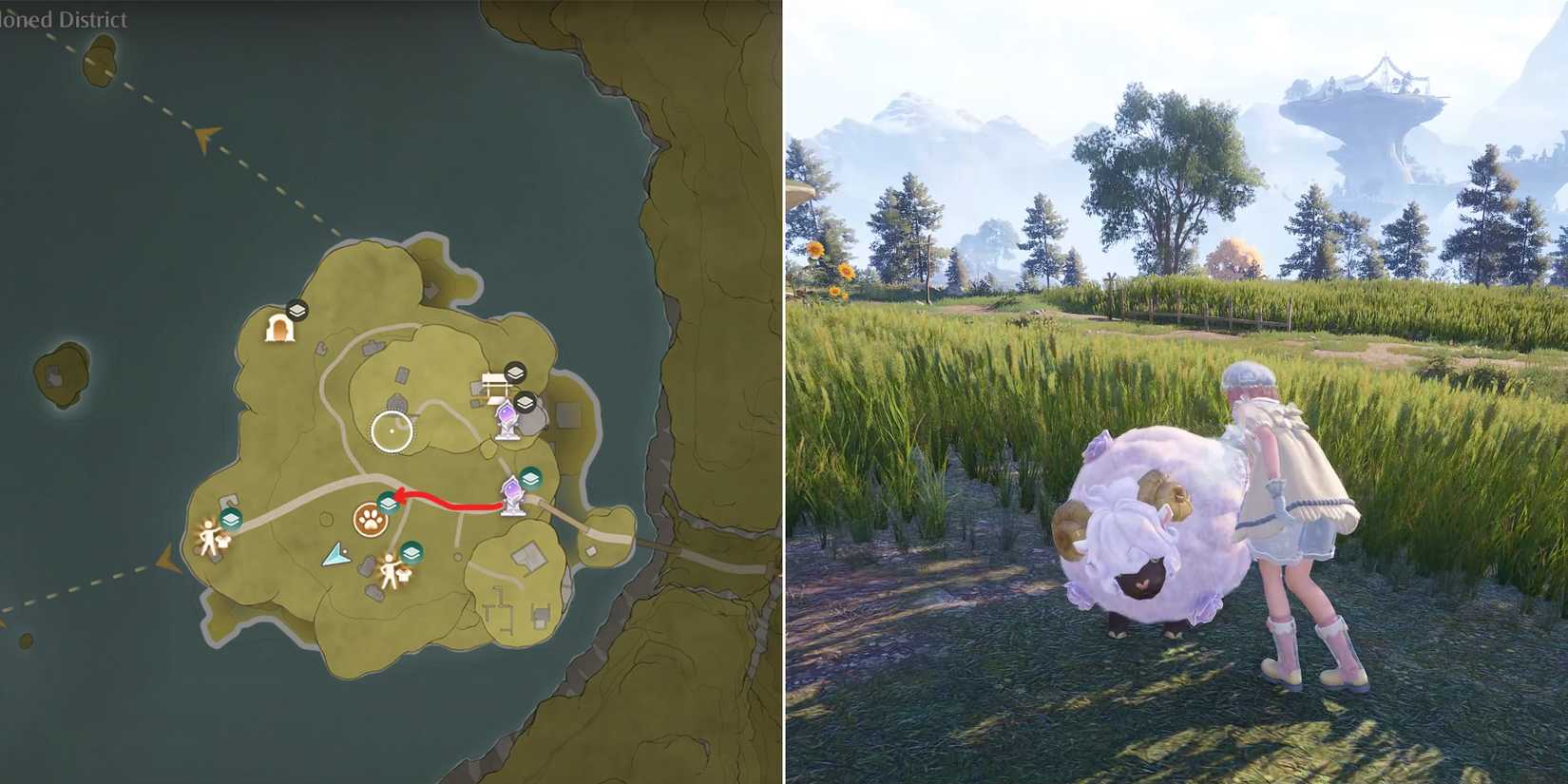 floral fleece location 3 in infinity nikki