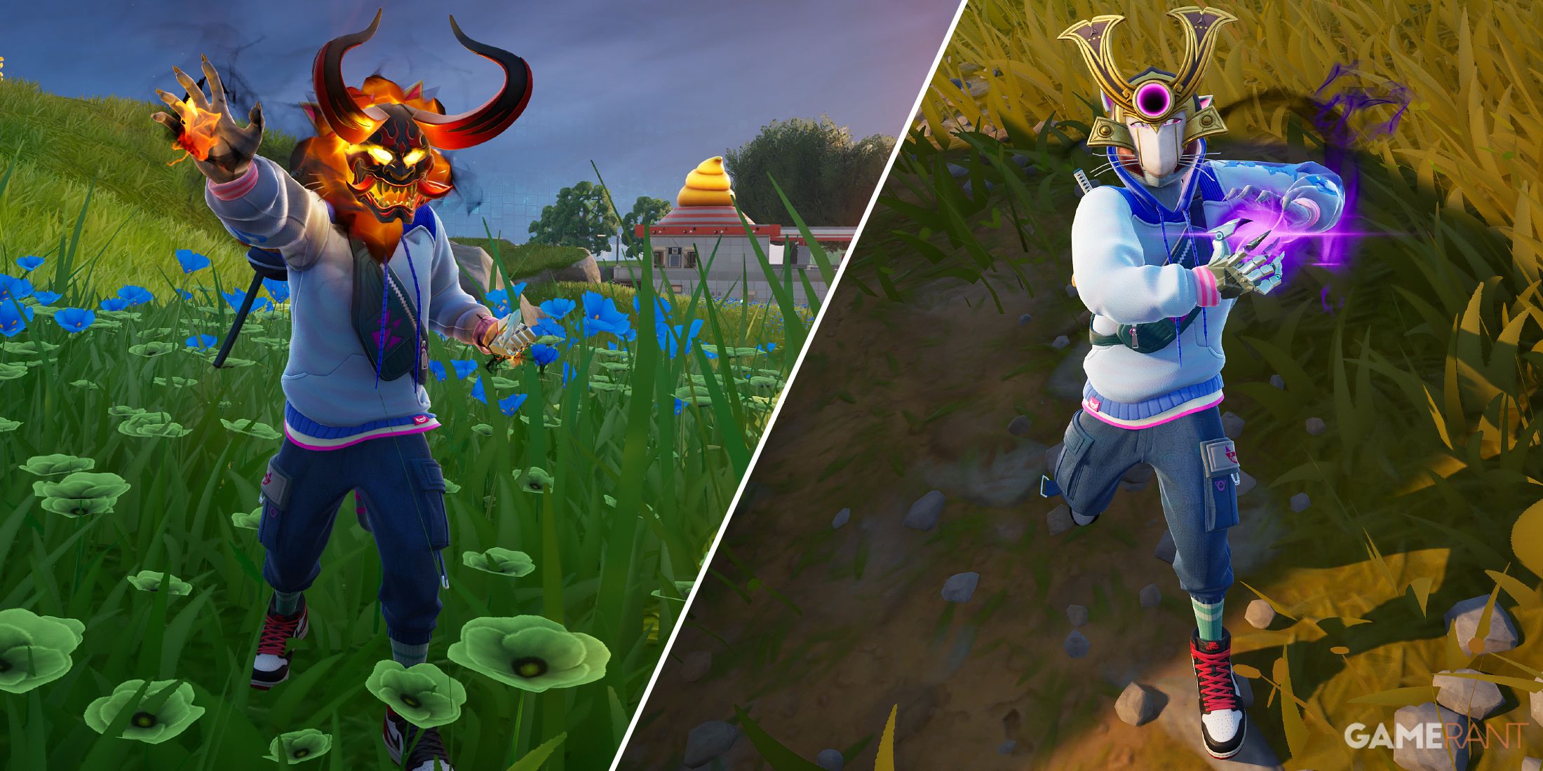 How To Get The Fire and Void Oni Masks in Fortnite