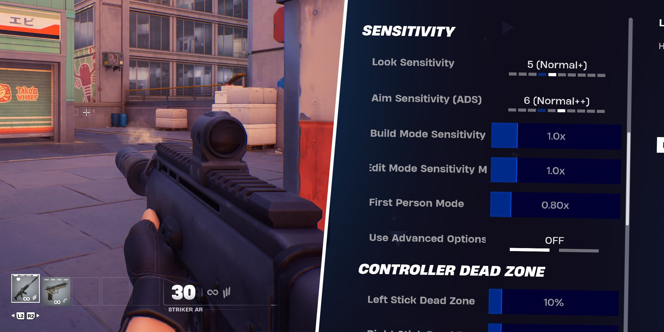 Best Settings for Fortnite Ballistic