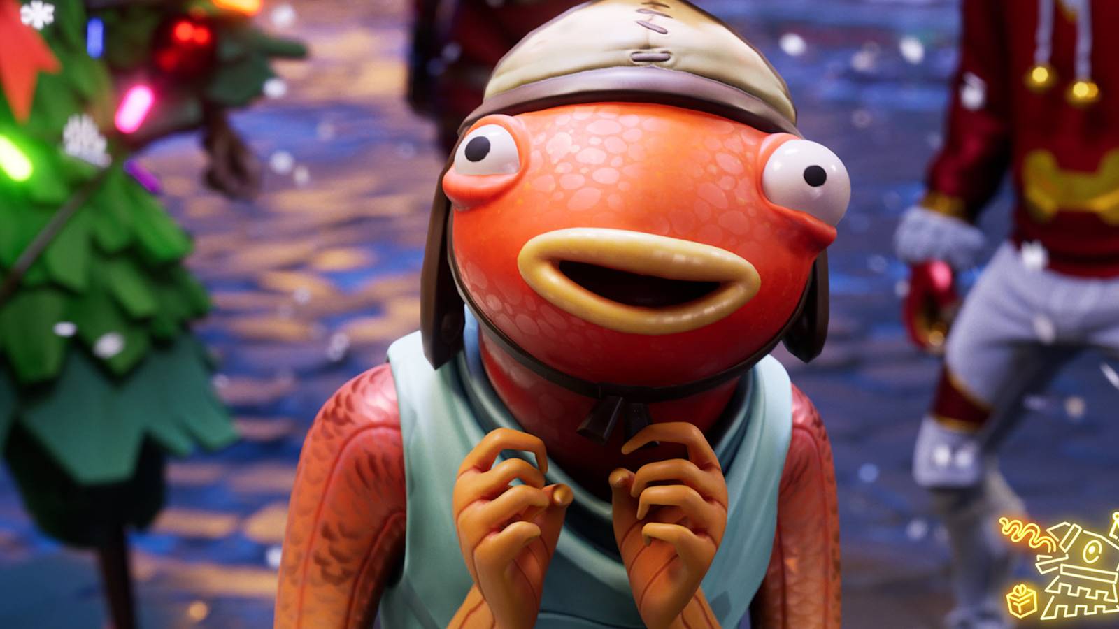 fortnite winterfest fish stick