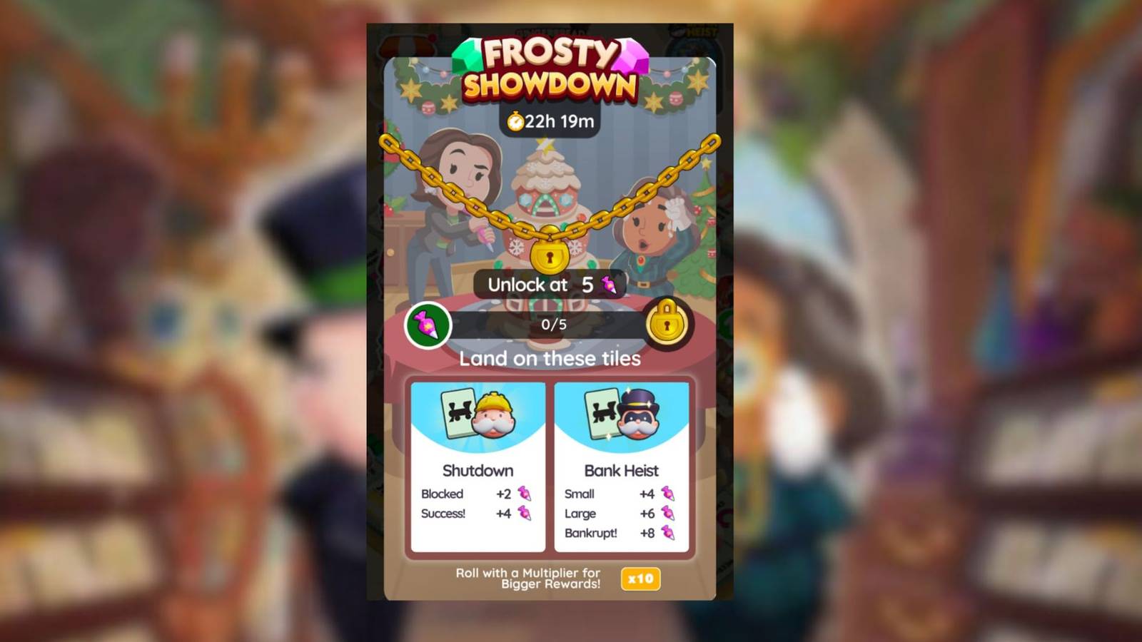 frosty showdown monopoly go