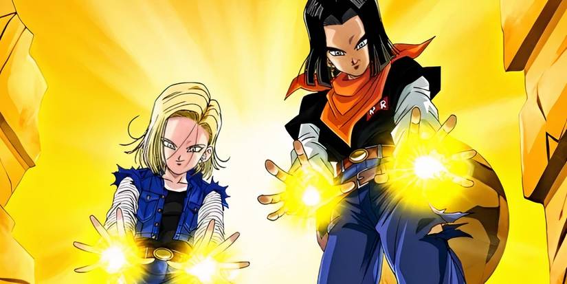 Android 17 and 18 in the future DBZ