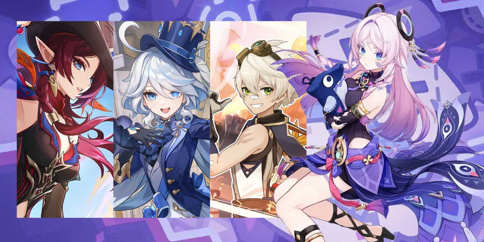 Genshin Impact Citlali + Chasca + Furina + Bennett