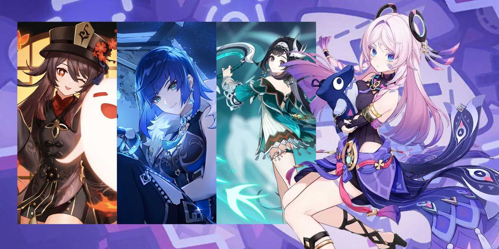 Genshin Impact Citlali + Hu Tao + Yelan + Lan Yan