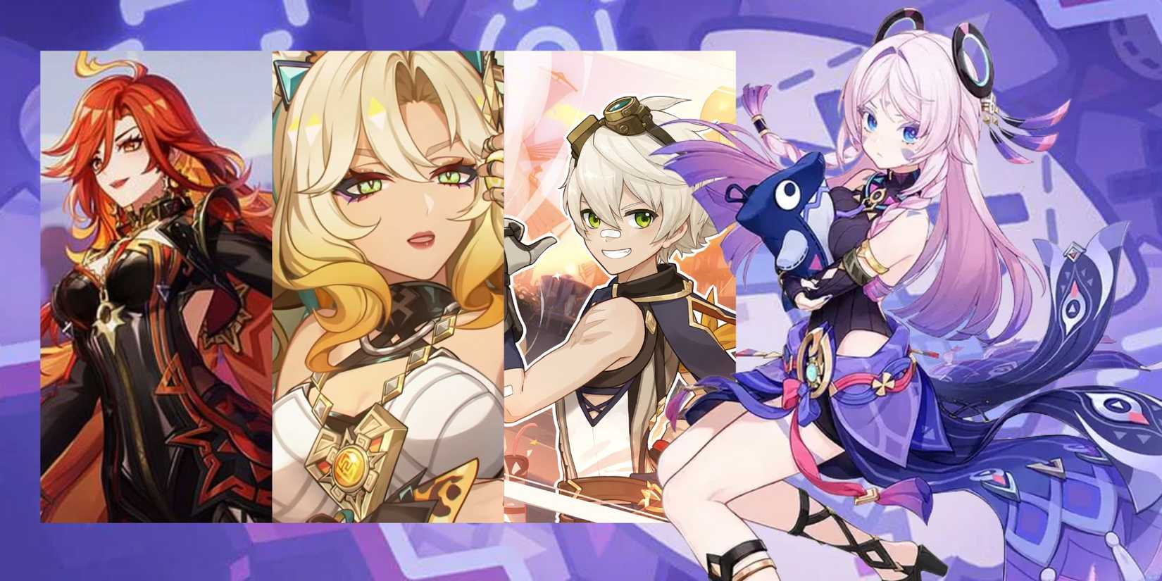 Genshin Impact Citlali + Mavuika + Xilonen + Bennett