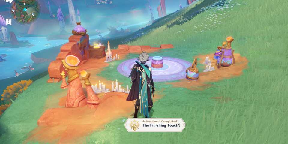 genshin impact how to get the finishing touch achievement