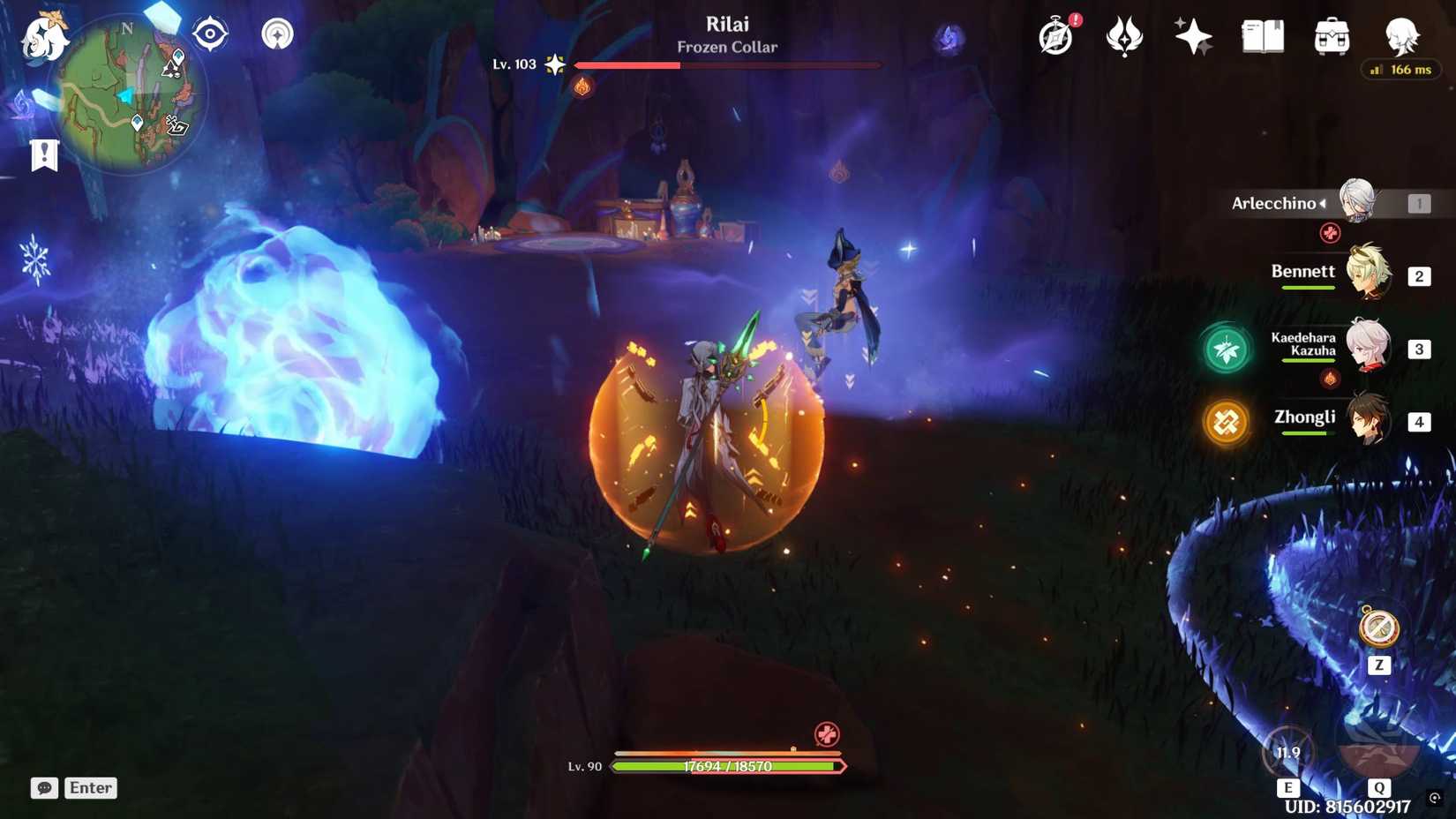 Genshin Impact - Local Legend Rilai Fusion Nova attack