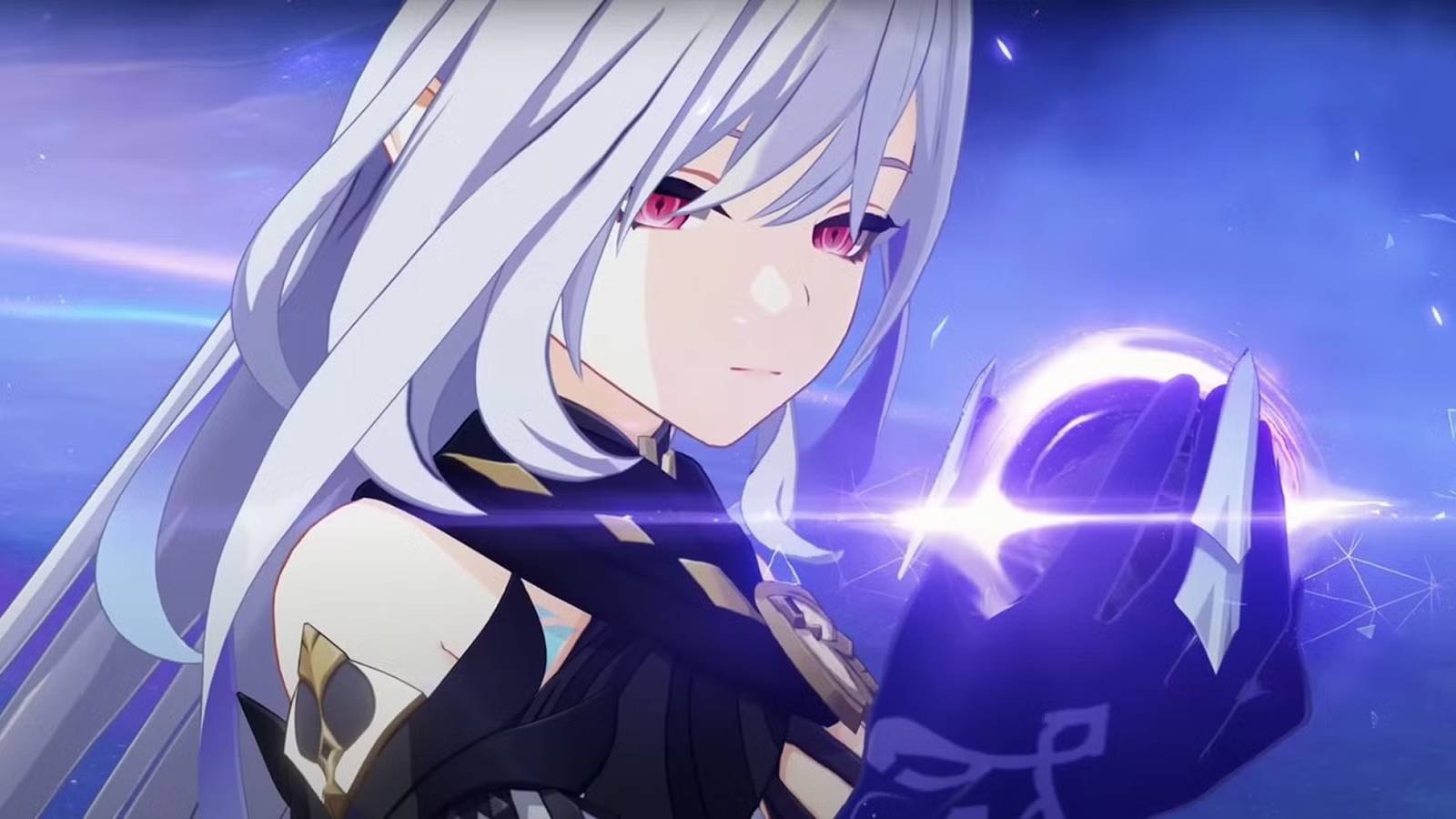 genshin impact skirk cryo sword playable character in version 5.7