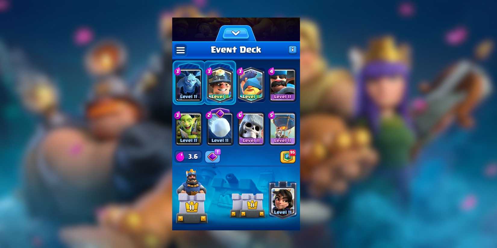 giant sekeleton deck for holiday feast clash royale
