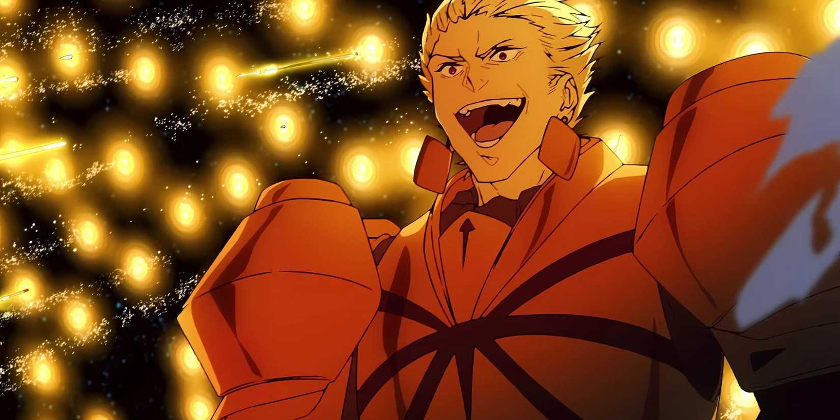 Gilgamesh Launching While Releasing His Noble Phantasm