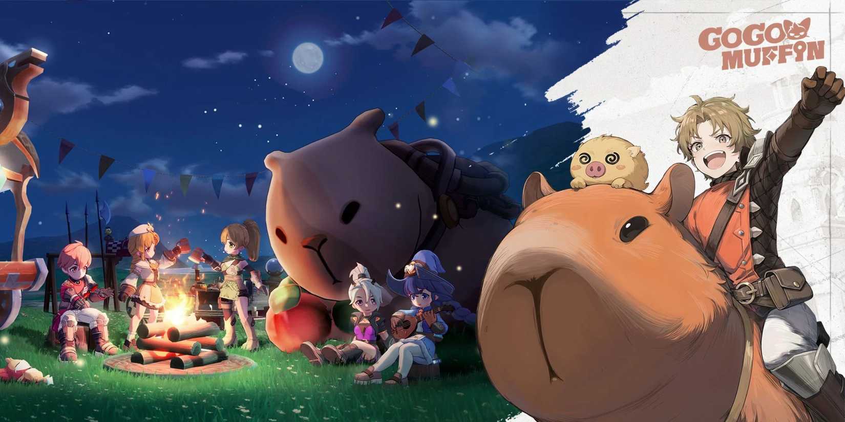 Go Go Muffin characters