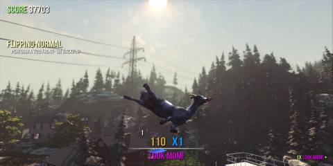 Goat Simulator - Goat Flying Through The Air