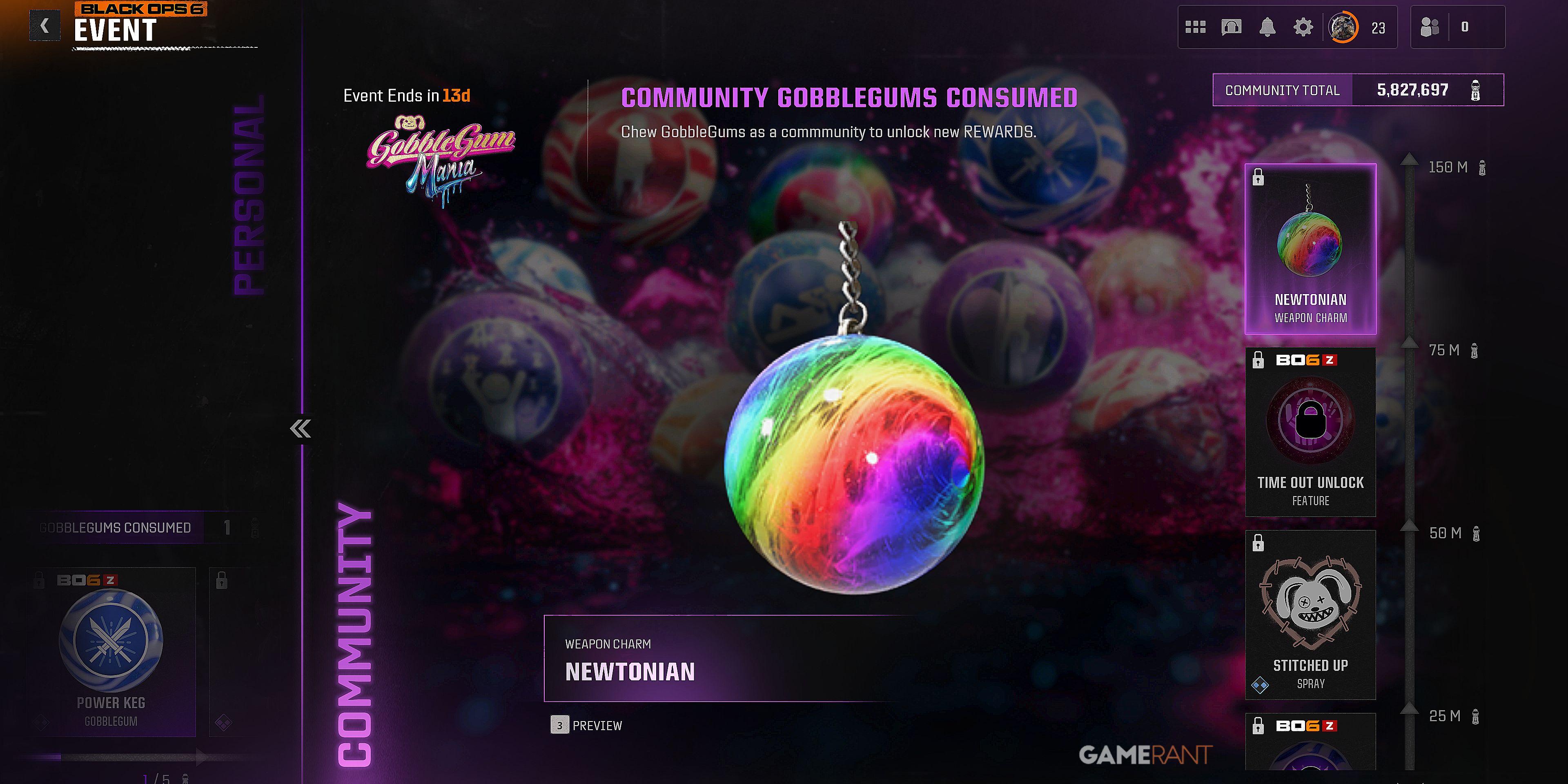 All GobbleGum Mania Event Rewards in Black Ops 6