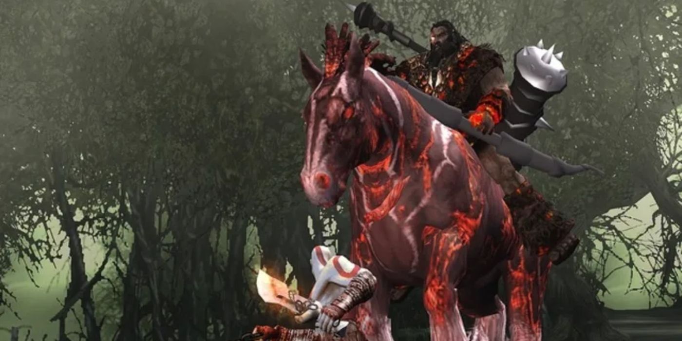 God of War 2 Riding Horse