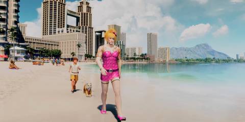 Like a Dragon: Pirate Yakuza in Hawaii The Ocean Hunter arcade 1998