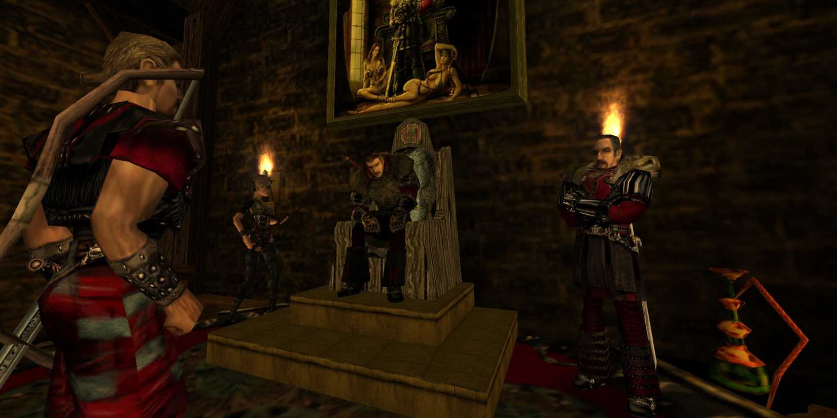 Throne room in Gothic