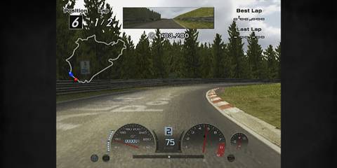 Gran Turismo 4 a race in first person