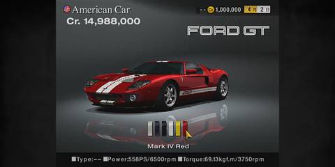 Gran Turismo 4 Ford GT