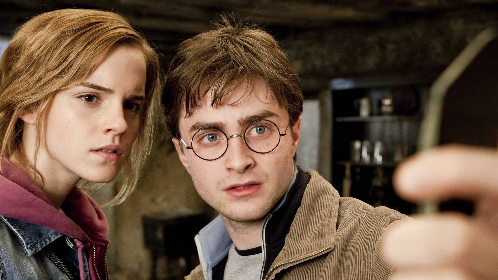 Harry Potter with Hermione 