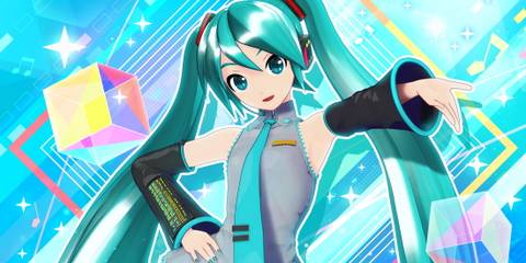 A promotional visual for the Hatsune Miku: Project Diva series