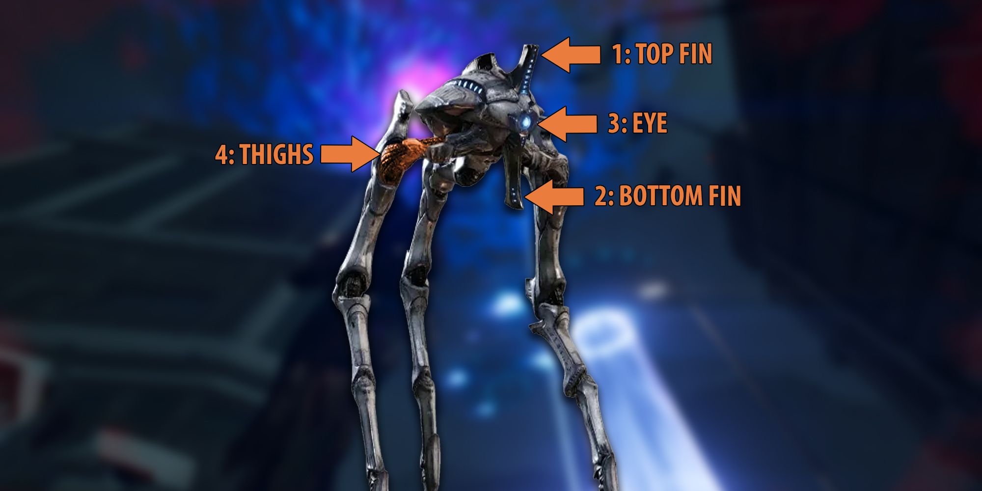 Helldivers 2 - Harvester Weak Spots Marked